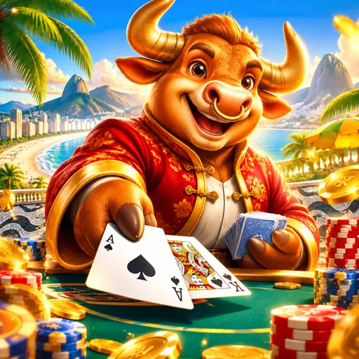 Símbolos do jogo Fortune Ox em jogo na tela